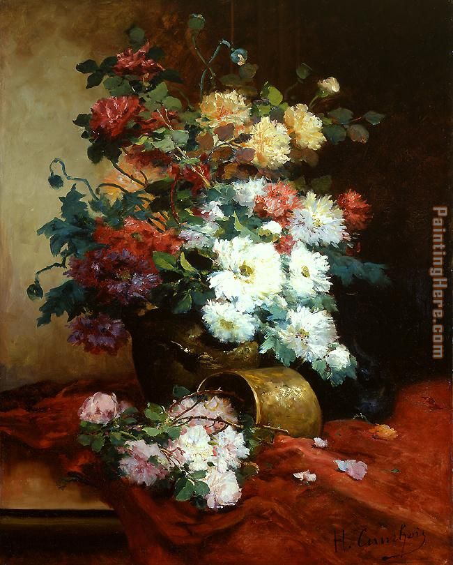 Roses and Dahlias